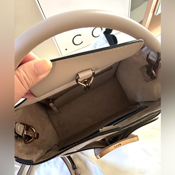 BOYY Devon 21 Tortora Gold Hardware Nude Bucket Bag Style - Picture 8 of 15